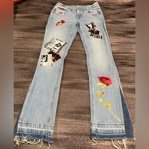 Up cycled American Eagle jeans